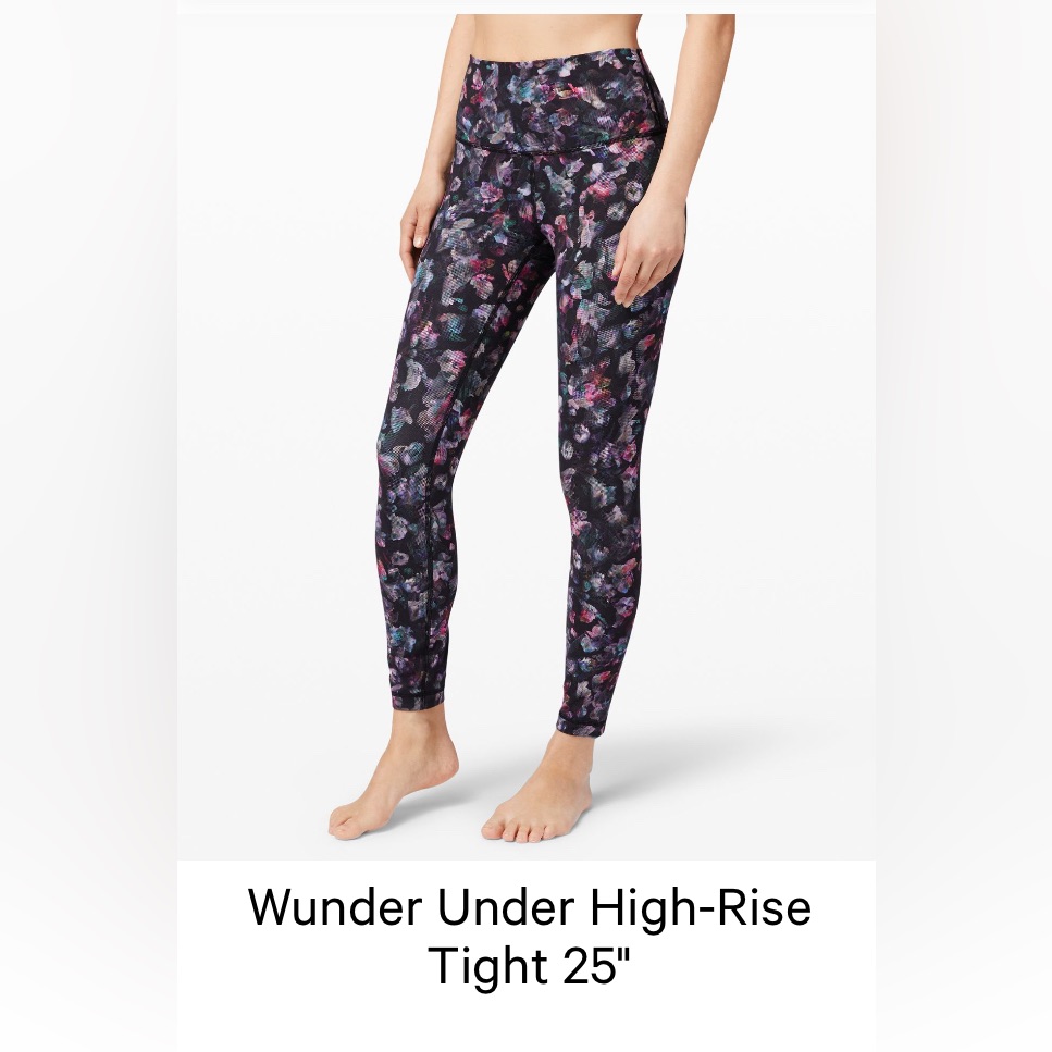 Lululemon Athletica - Wunder Under - Activate Floral Multi